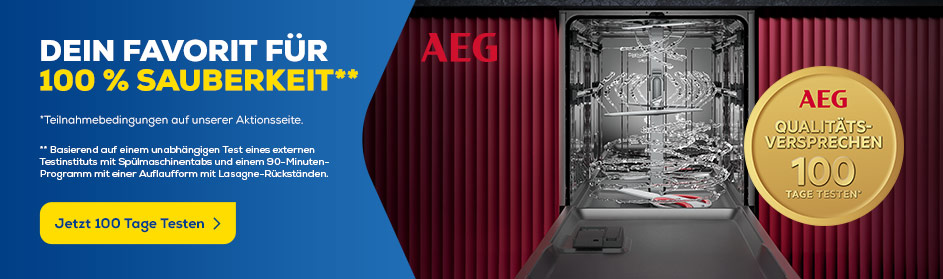 AEG Qualitätsverprechen Geschirrspüler