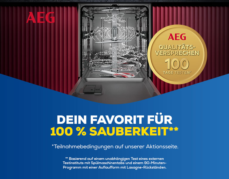 AEG Qualitätsverprechen Geschirrspüler