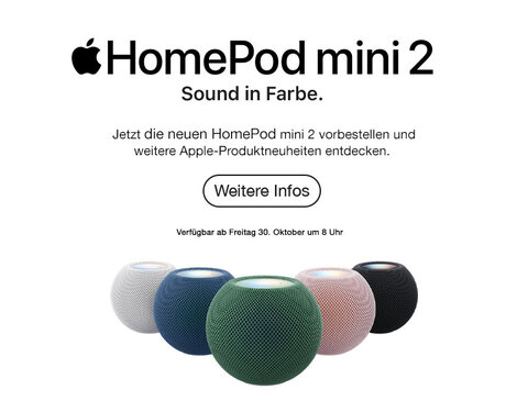 Vorbestellung! HomePod mini 2 Vorbestellung! HomePod mini 2