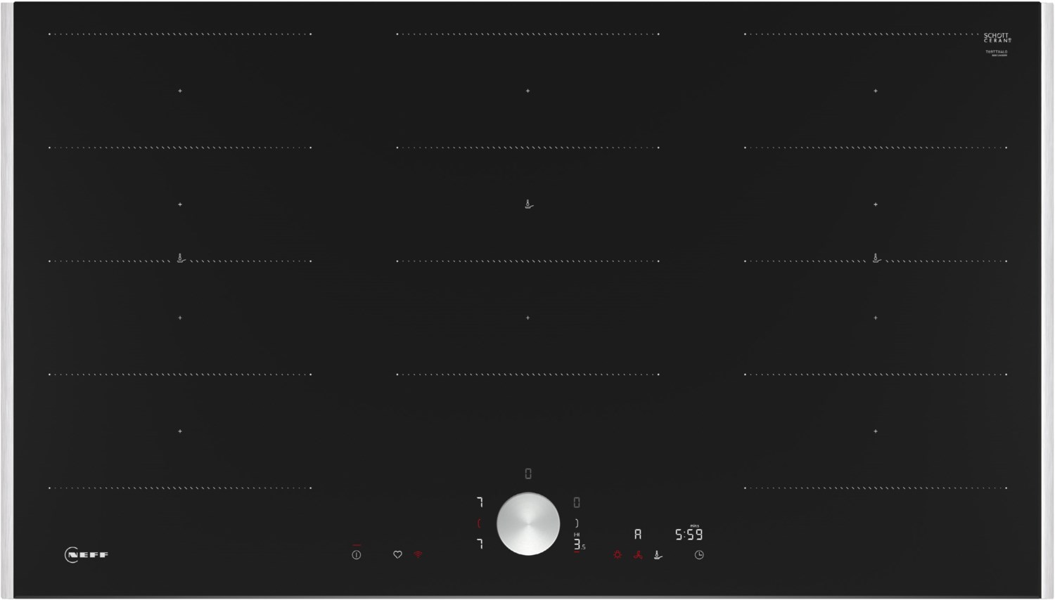Neff T Ttx L Autark Induktionskochfeld Schwarz Euronics