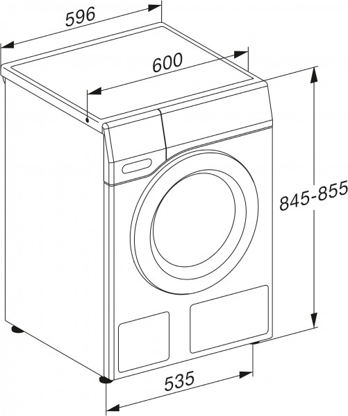 Miele Wcd Wps Stand Waschmaschine Frontlader Lotoswei A Euronics