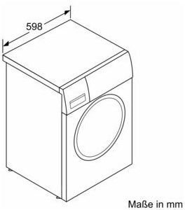 Bosch Wav Mwin Stand Waschmaschine Frontlader Weiss A Euronics