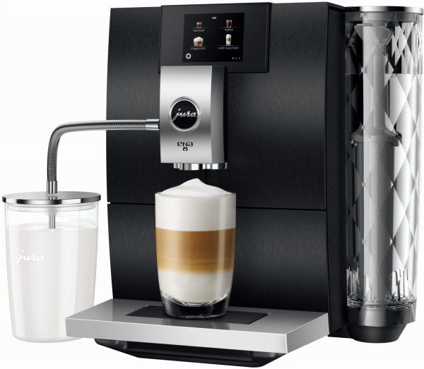 JURA ENA 8 Signature Line Kaffee Vollautomat Aluminium Dark Inox ECS