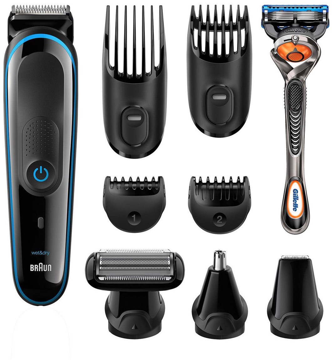 Braun MGK3085 MultiGrooming Kit Bart Haarschneider Schwarz Blau EURONICS