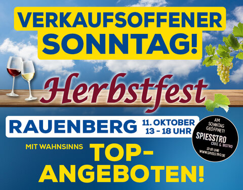 Verkaufsoffener Sonntag und Herbstfest Rauenberg