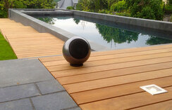Installation von Gartenlautsprecher