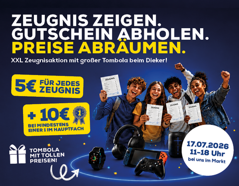 XXL Zeugnisaktion