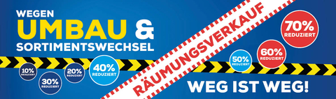 Räumungsverkauf