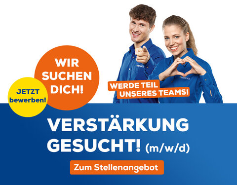 Verstärkung gesucht