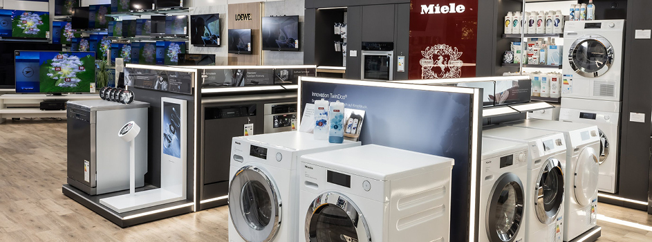 EURONICS Tonhaus Melodie Showroom: Miele Großgeräte
