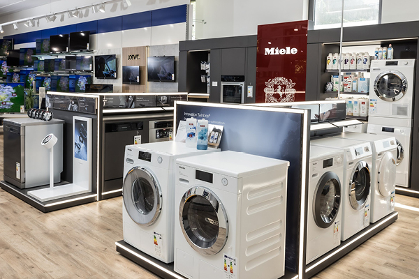 EURONICS Tonhaus Melodie Showroom: Miele Großgeräte