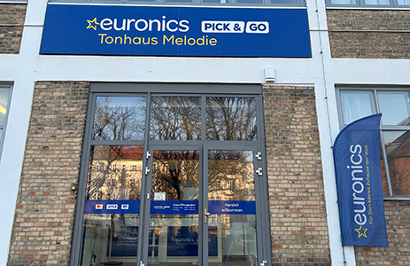EURONICS Tonhaus Melodie Pick&Go Eingang
