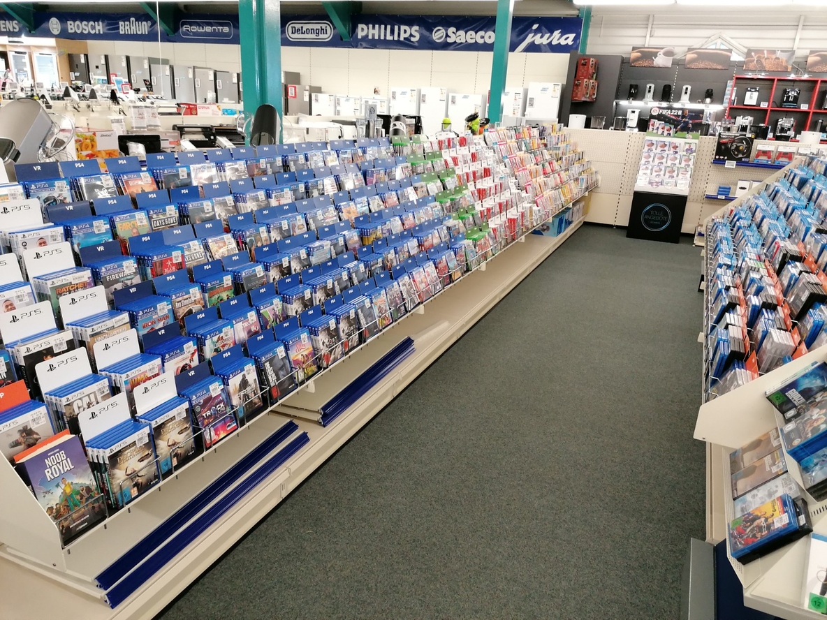 Spiele für Konsolen wie PlayStation, Xbox und Nintendo Switch.