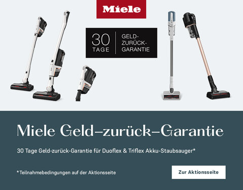 Miele Geld zurück Garantie
