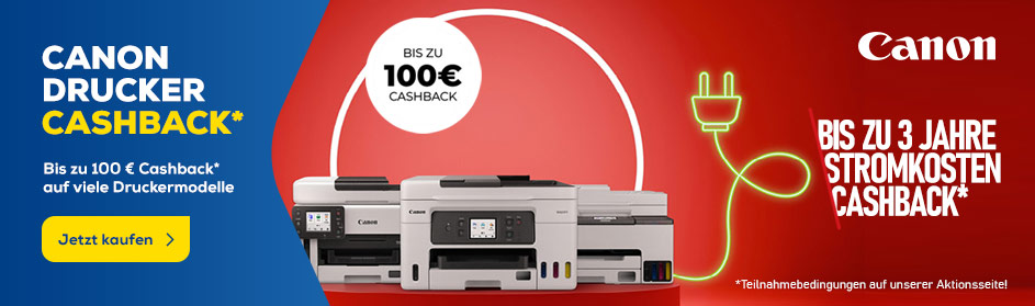Canon Cashback Drucker Aktion