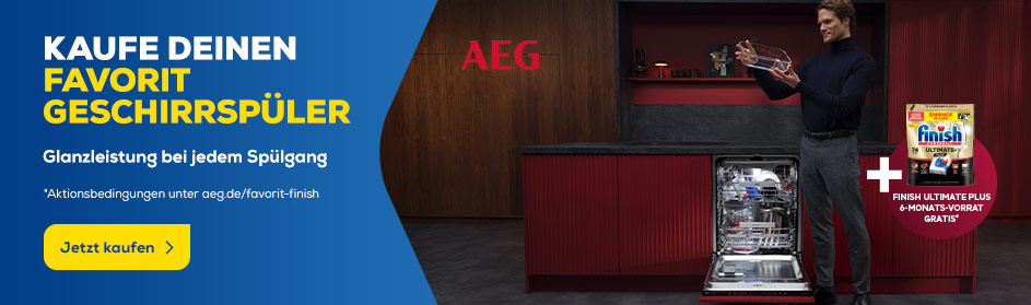 AEG Dish Zugabe Aktion Finish Tabs