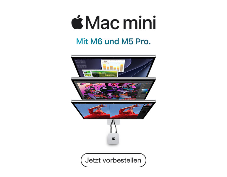 Apple Mac mini mit M6 und M5 Pro
