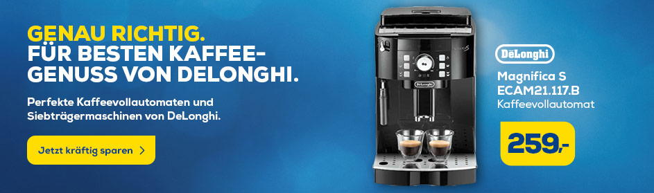 Kaffeegenuss mit DeLonghi