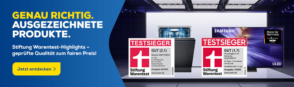 Ausgezeichnete Produkte.