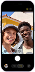 iPhone 17, Vorderansicht, Feature Automatische Ausrichtung für Fotos