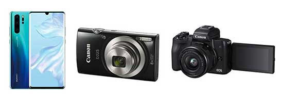Vergleich: Handykamera – Kompaktkamera – DSLR