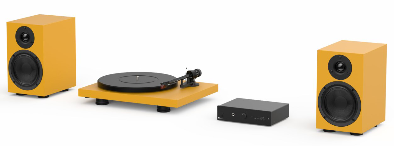 Pro-Ject Colourful Audio System Hifi-System Satin yellow