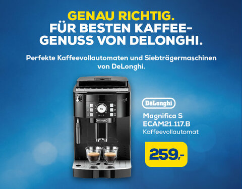 Kaffeegenuss von DeLonghi