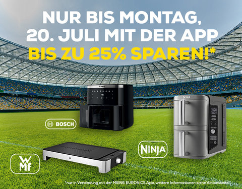  Mit der App bis zu 25 % sparen 