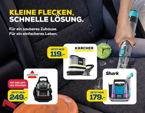  Kleine Flecken, schnelle Lösung. 