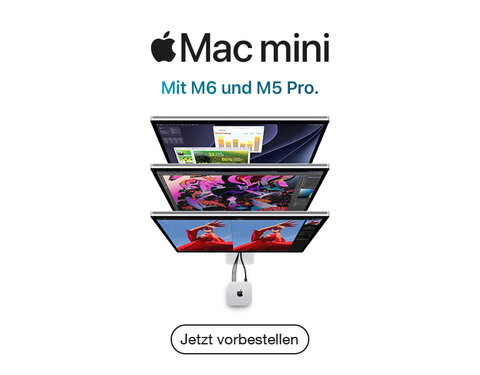 Apple Mac mini mit M6 und M5 Pro