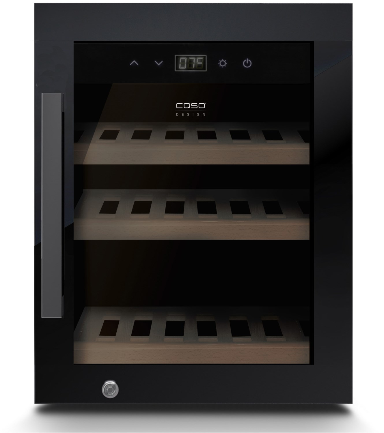 WineExclusive 12 Weintemperierschrank schwarz