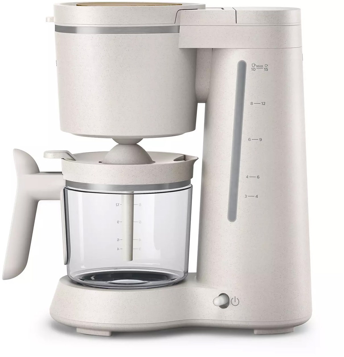 Image of HD5120/00 Conscious Collection Kaffeeautomat seidenweiß matt