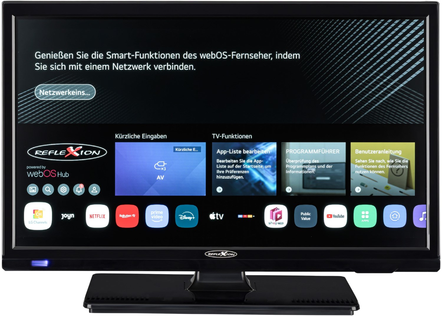 LEDW16iBT 40 cm (16") LCD-TV mit LED-Technik, Full HD, Smart-TV, DVB-T2/DVB-C/DVB-S2
