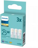 LED 25W G9 WW ND 3PF/6 DISC LED-Leuchtmittel 3er Pack