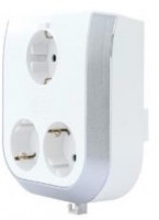 3-fach MultiPower Steckdosenerw. weiß/grau