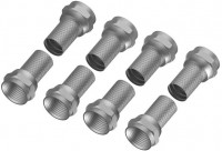 F-Stecker schraubbar (7mm) (8Stk.)