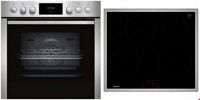 EDX4I0 Herdset mit Induktionskochfeld bestehend aus E1CCD2AN4 + M56SBF1L0 edelstahl