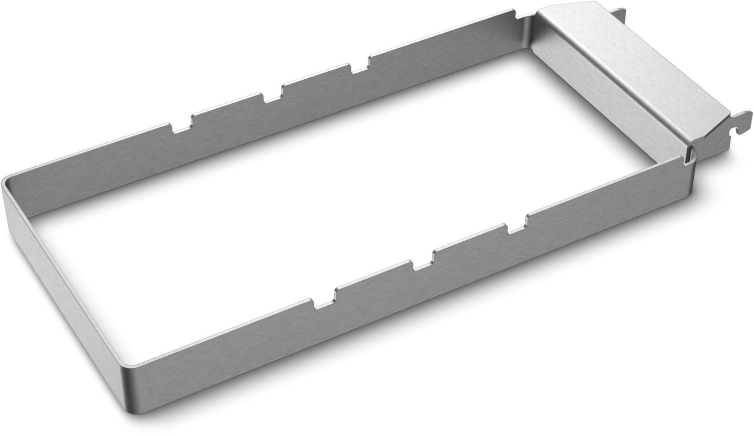 FlexBase XS Long Rahmen für Warmhalterost edelstahl