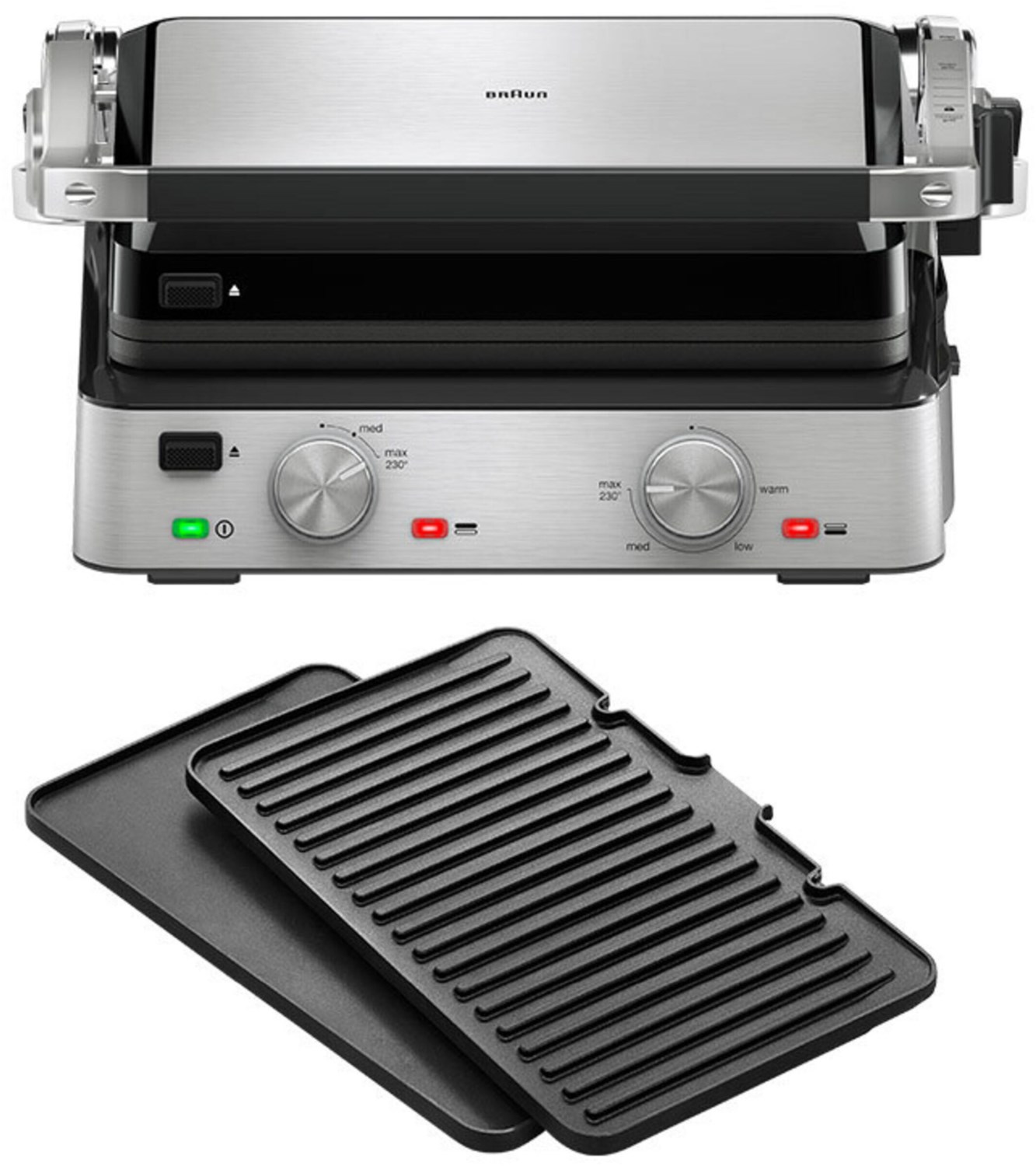 Image of CG 7020 Kontaktgrill schwarz/edelstahl
