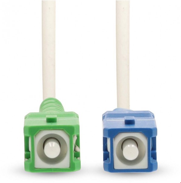 CCGB89610WT20 Glasfaser-Kabel (2m) SC/APC > SC/UPC weiß