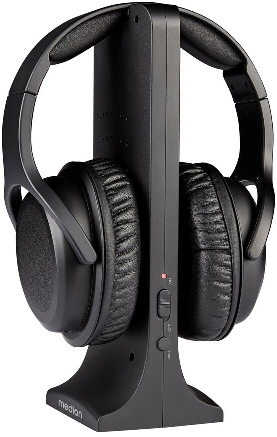 Life HS-1 (MD400006) Funkkopfhörer schwarz