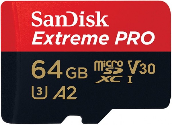 microSDXC Extreme Pro (64GB) Speicherkarte + Adapter