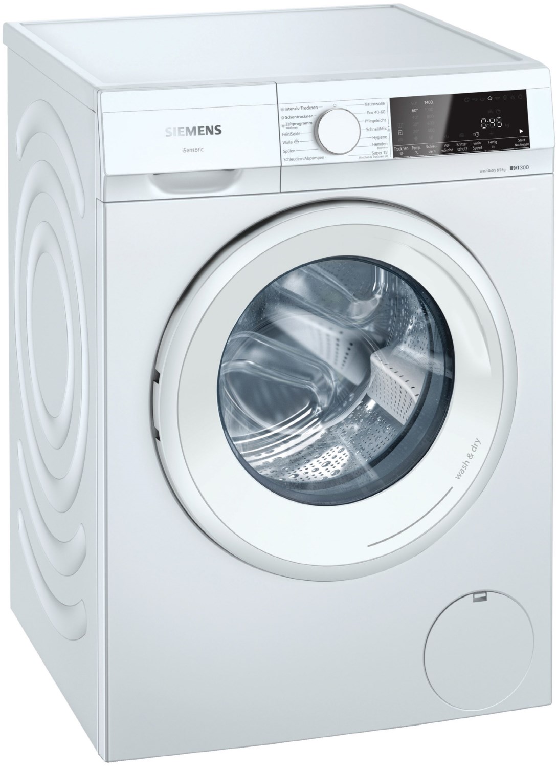 Siemens iQ300 WN34A140 Stand Waschtrockner weiß  - Onlineshop EURONICS