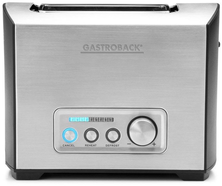 Design Toaster Pro 2S Kompakt-Toaster edelstahl