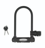 Bügelschloss Stahl 13mm mit Halterung