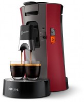 CSA240/90 Kaffeepadmaschine dunkelrot