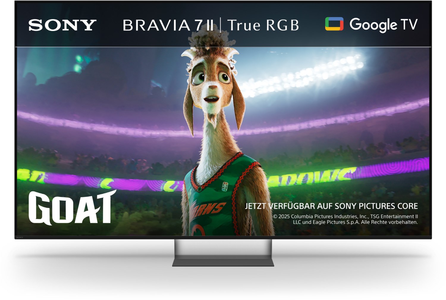 BRAVIA 7M2 K-55XR75M2 139 cm (55") True RGB LED TV schwarz, 4K Ultra HD, Smart-TV, HDR-Wiedergabe, 120 Hz, Sprachsteuerung