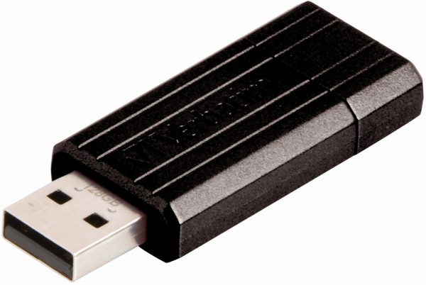 PinStripe USB 2.0 Drive (128GB) Speicherstick schwarz