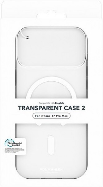 Transparent Case 2 für iPhone 17 Pro Max weiß