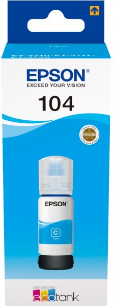 104 EcoTank (65ml) Nachfülltinte cyan